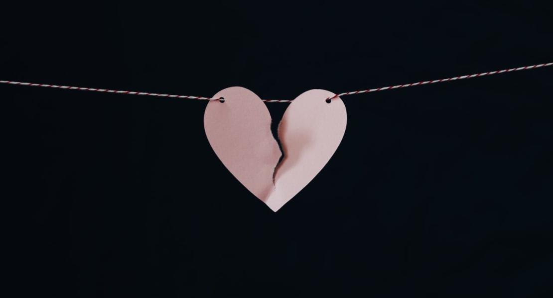 Nebraska Divorce Law Basics - Broken Heart Necklace