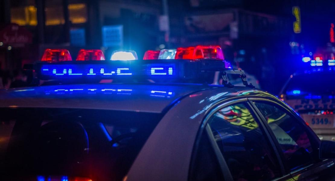 Polic car lights