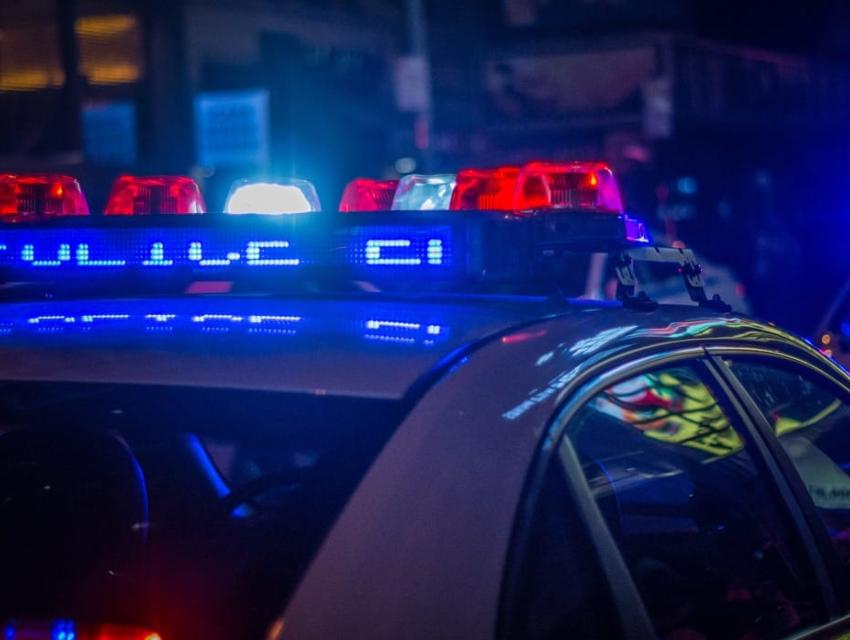 Police Car headlights